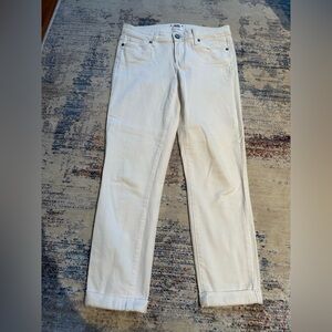 PAIGE Kylie Crop White Jeans